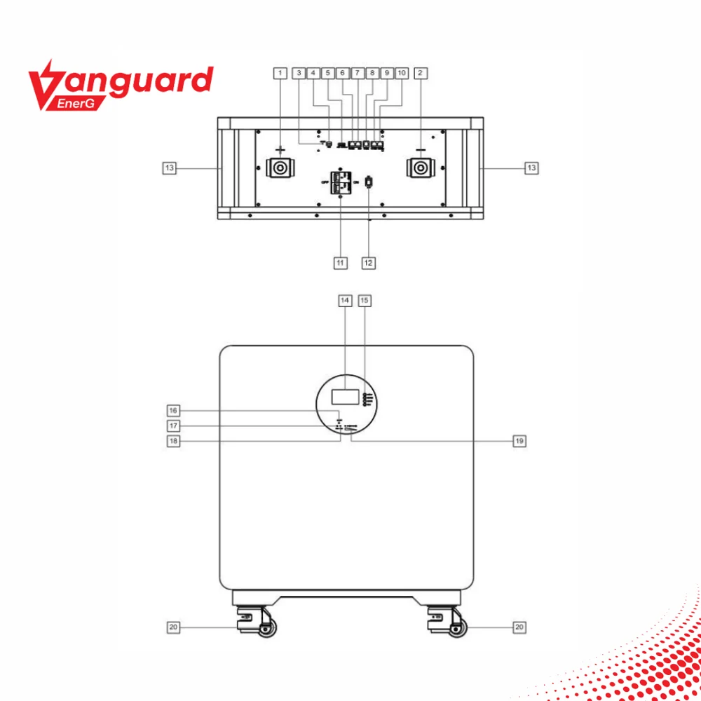 320Ah Battery diagram